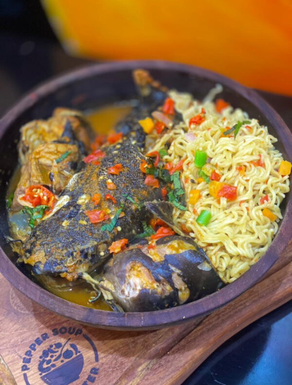 Catfish Noodles Peppersoup