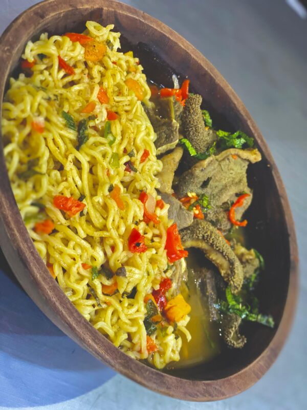 Goatmeat Noodles Peppersoup